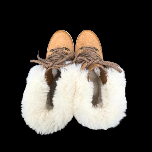 NEW!! Koolaburra by UGG Tynlee Suede Lace-Up Boots Woman's Size 7 - Picture 8 of 11